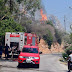 Ενισχύθηκαν οι δυνάμεις της Πυροσβεστικής για την φωτιά στο Γαλάτσι