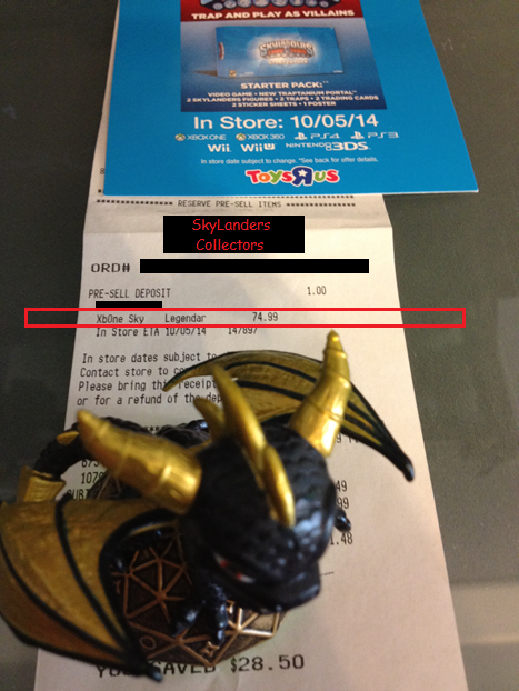 SkyLanders Collectors: SkyLanders Trap Team Legendary Starter Pack???