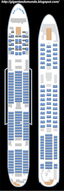 Mapa do Airbus A380