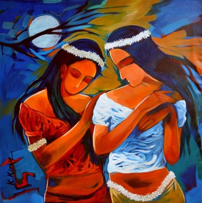 Индийский художник. Krantishil Kirve Индийский художник. Krantishil Kirve