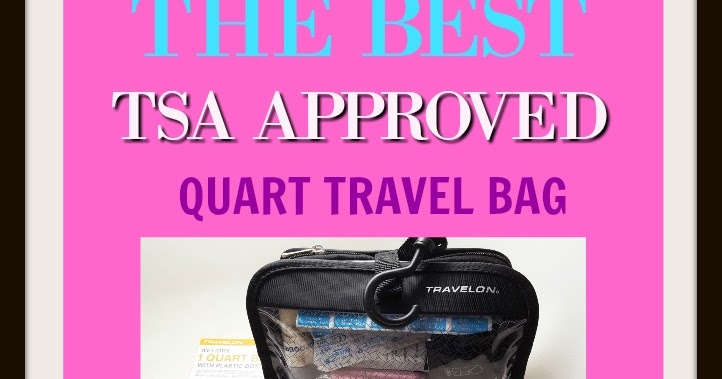 tsa quart bag dimensions