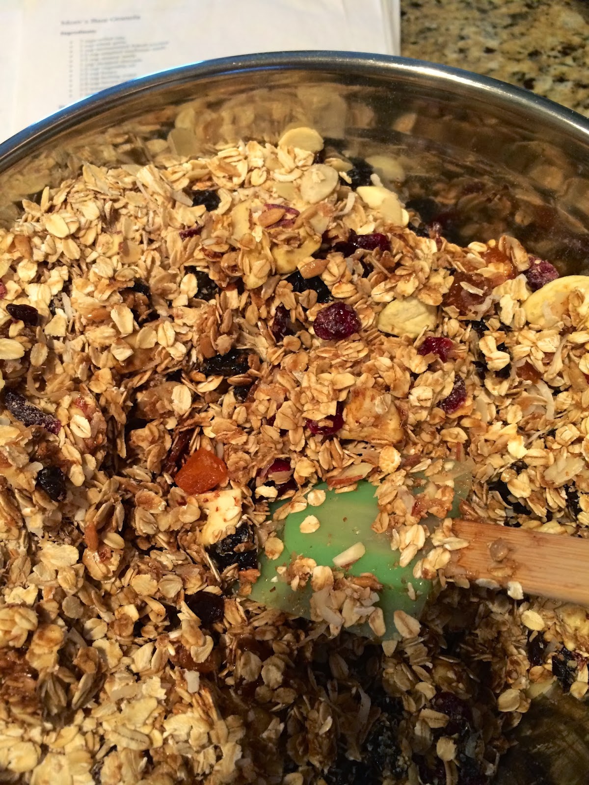 Working Cook Molasses Honey Granola