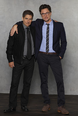 Zach Braff and Michael Imperioli in Alex Inc (Series)