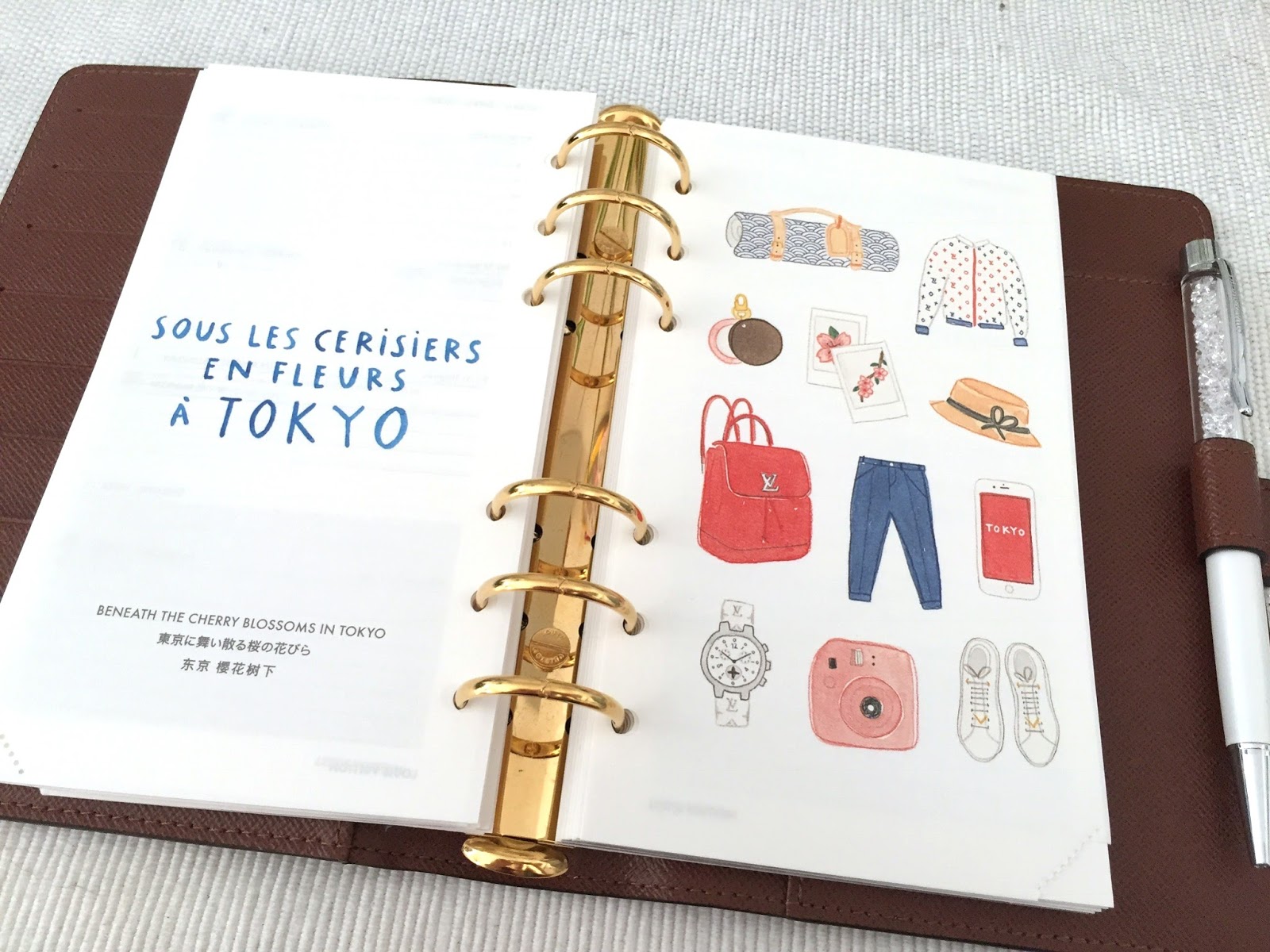 Planner Refills Inserts Fits Louis Vuitton GM Agenda-lv Large 