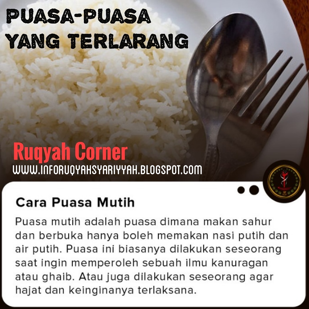 Puasa Mutih Adalah