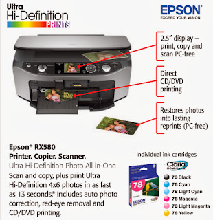 Download Epson Stylus Photo RX580 Printer Driver & instructions install