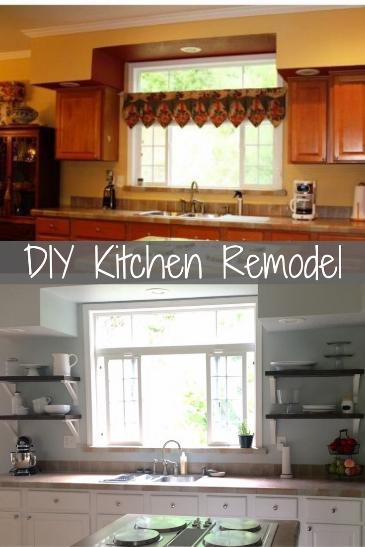 DIY Farmhouse Kitchen Remodel - Overthrow Martha