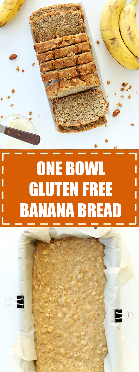 One Bowl Gluten Free Banana Bread One Bowl Gluten Free Banana Bread
