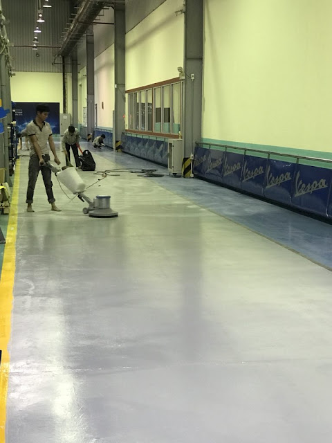 Sơn nền Epoxy nhà máy Piaggio KCN Bình Xuyên - Vĩnh Phúc Sơn nền Epoxy nhà máy Piaggio KCN Bình Xuyên - Vĩnh Phúc