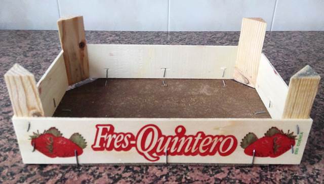 caja de fresas