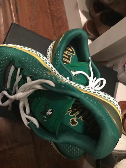 notre dame green shoes