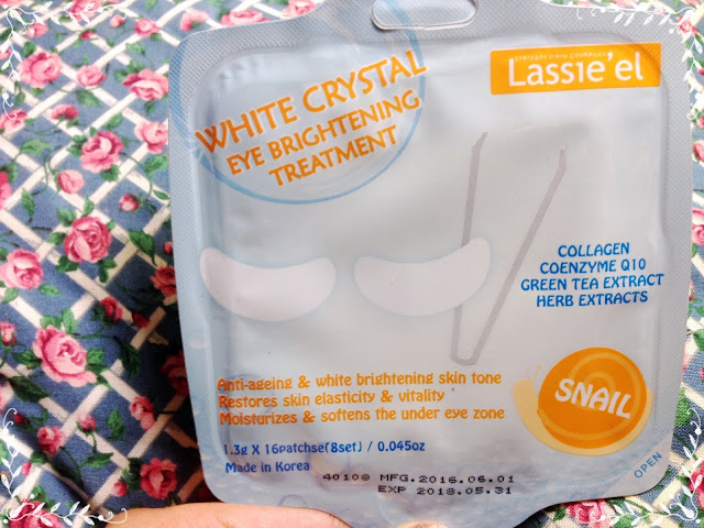 White Crystal Eye Brightening Treatment Gel Patches  Lassie'el 