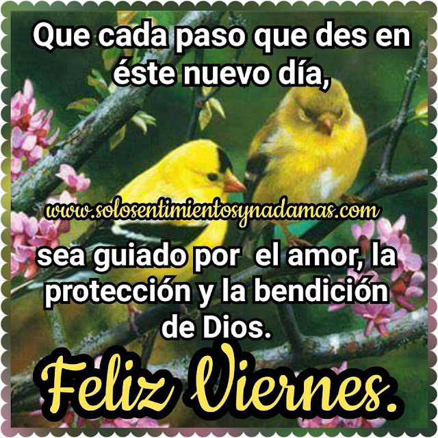 Que cada paso que des en éste nuevo día, sea guiado por el amor. Solo