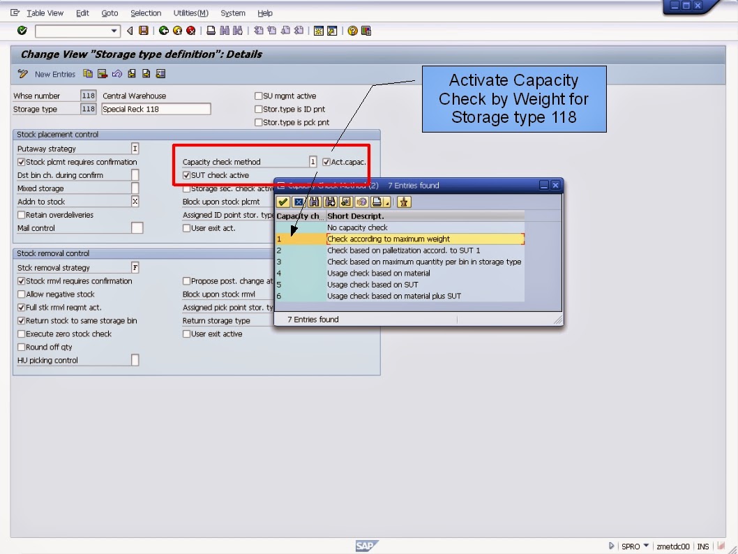 青蛙SAP分享 Froggy's SAP sharing WMS Capacity Check by Weight