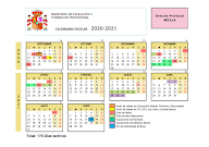 Calendario Escolar 2020/2021