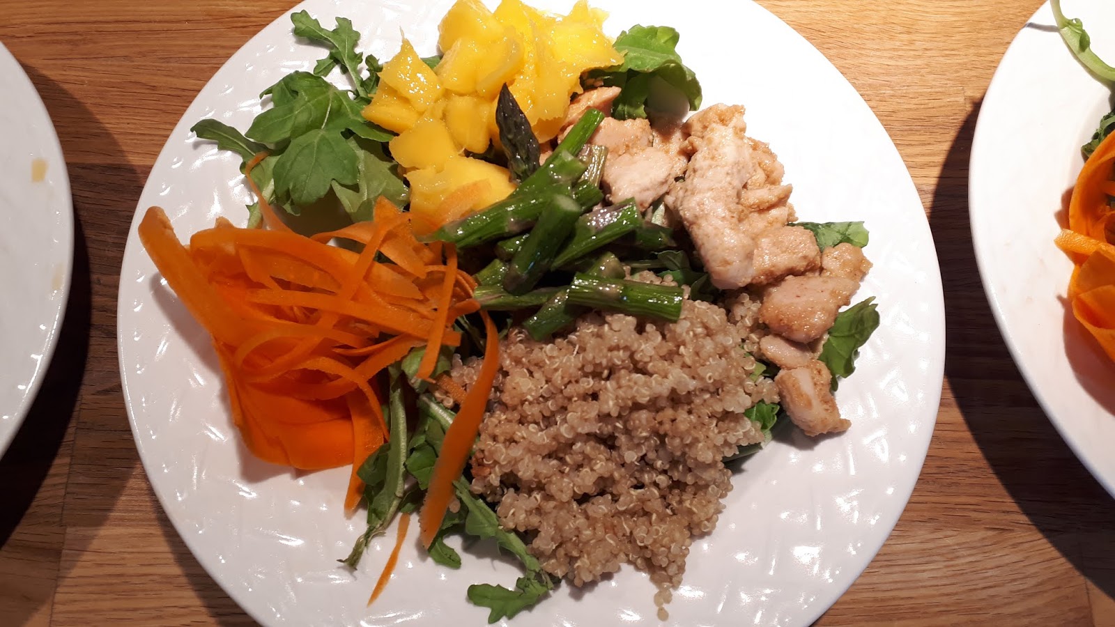 Connected in the Kitchen Mango Chicken Bowls