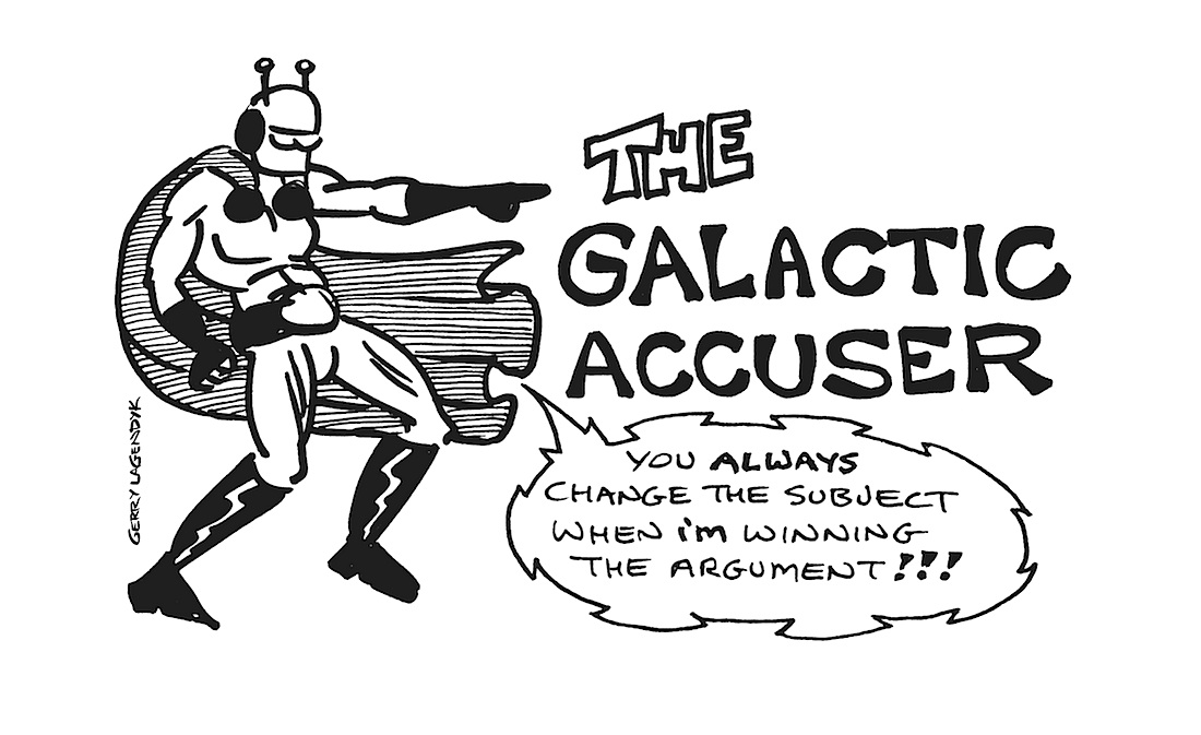the Galactic Accuser the Galactic Accuser, superhero parody