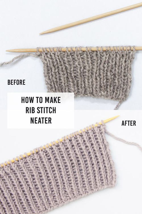 amazing-knitting-how-to-make-rib-stitch-neater-tutorial