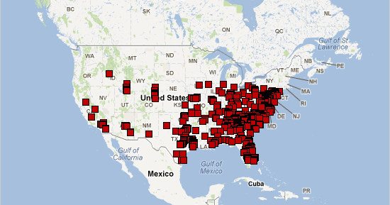 Chick Fil A Locations Map | World Map 07