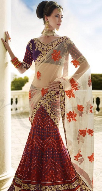 Sheer and Opaque Sarees Sheer and Opaque Sarees