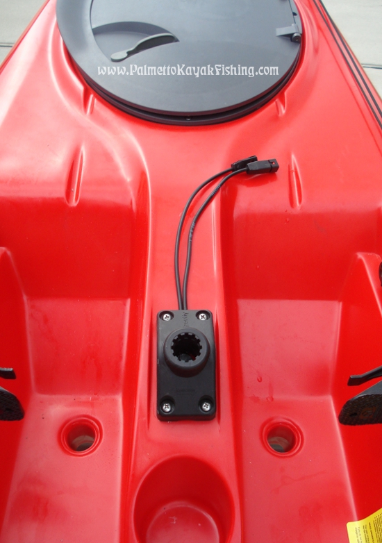 Palmetto Kayak Fishing: DIY Kayak Fish Finder Install - 2012 Wilderness