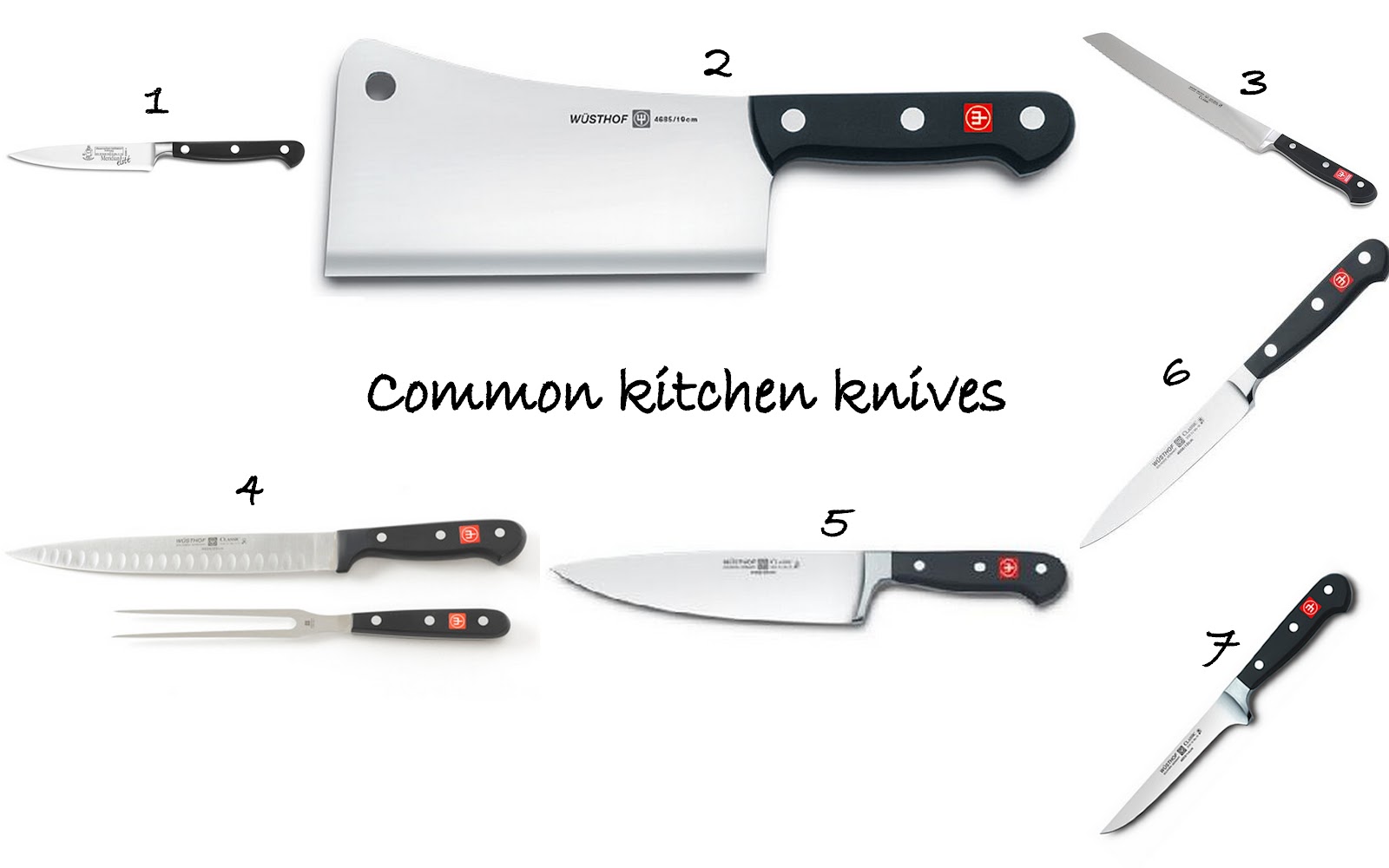 There's a fly in my soup! Basic to Advanced Cooking Equipment Knives