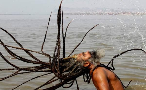  which is considered equally the outset auspicious appointment for bathing inward the holy river Ganga Place to visit in India: Kumbh Mela: Largest Human Gathering on Planet