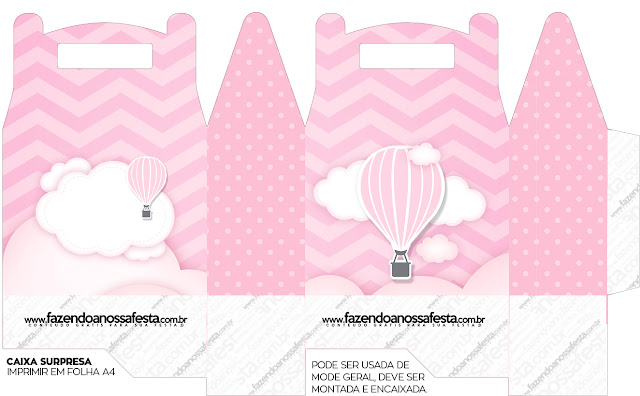 Volando en Rosa: Cajas para Descargar Gratis. Volando en Rosa: Cajas para Descargar Gratis.