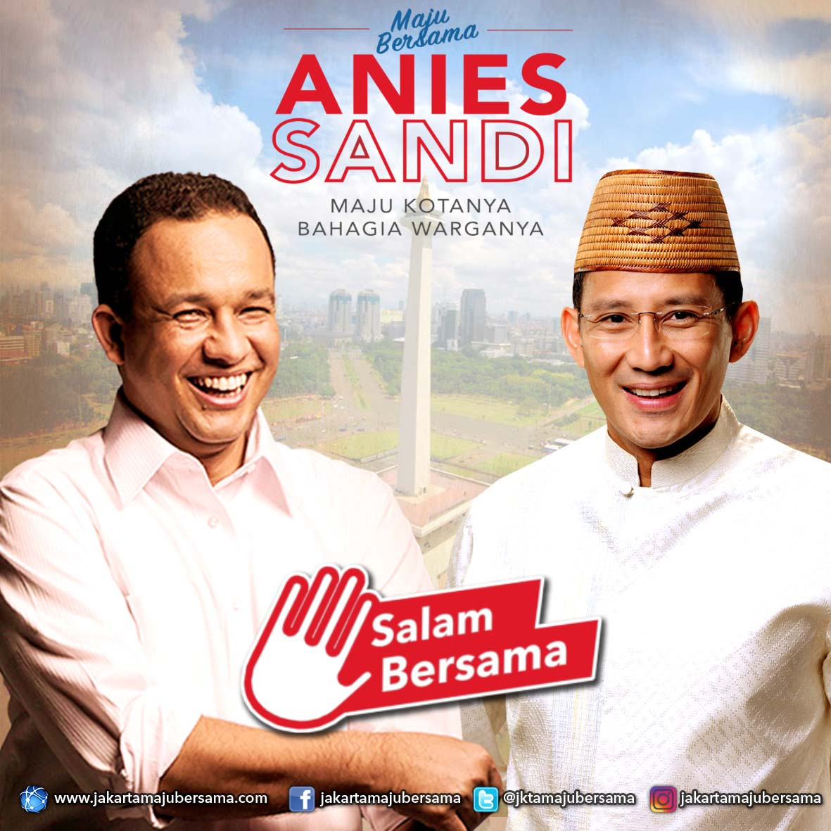 Anies Sandi Luncurkan Logo Resmi Untuk Pilgub DKI Ini Maknanya Anies Sandi Luncurkan Logo Resmi Untuk Pilgub DKI Ini Maknanya