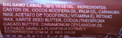 beautypul, balsamo labial, labial, lipbalm, balm, botik, vainilla, canela, cinnamon, review, super review, gran reseña, reseña, super reseña, 