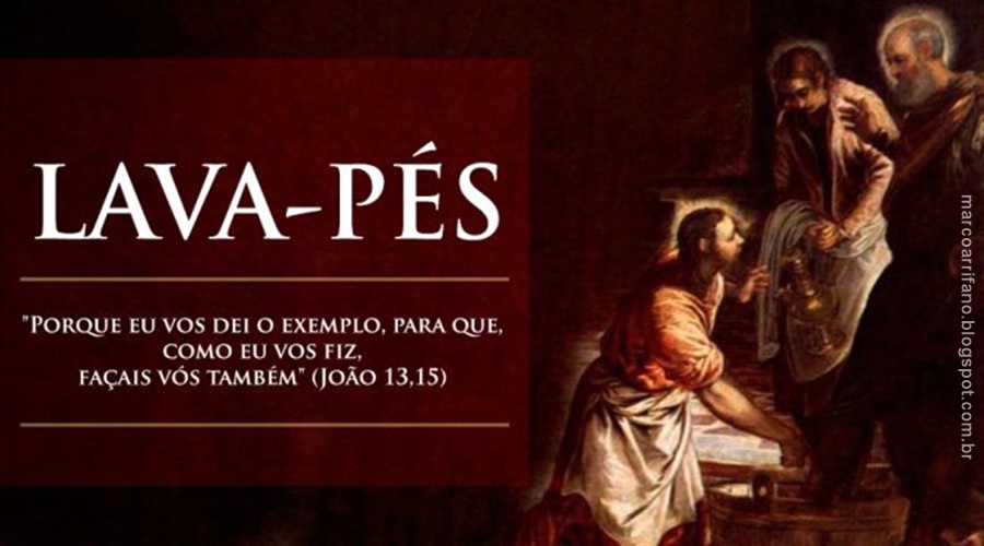 Exemplo De Hulmildade De Jesus Lavando Os Pes Dos Discipulos