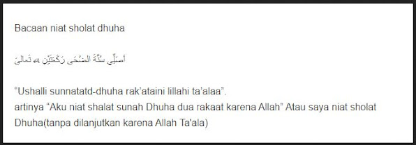 Niat dan Tata Cara Sholat Dhuha Lengkap, Beserta Bacaan ...