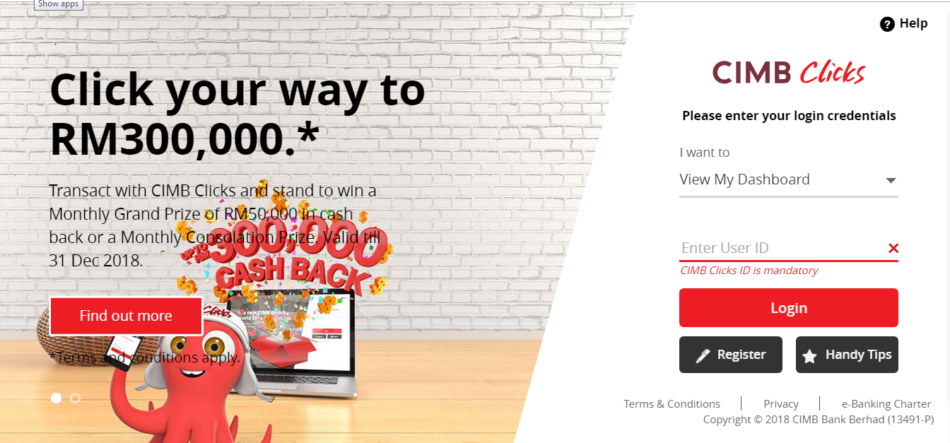 BONUS POINTS CIMB Clicks dan Cara Untuk Menebus.