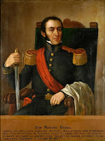 MARIANO OSORIO, NÉ À SÉVILLE EN 1777 ET MORT À LA HAVANE EN 1819, EST UN GÉNÉRAL ESPAGNOL CONNU POUR SA PARTICIPATION POUR LE COMPTE DE LA COURONNE ESPAGNOLE DANS LES GUERRES D'INDÉPENDANCE EN AMÉRIQUE DU SUD ET QUI A ÉTÉ GOUVERNEUR DE LA CAPITAINERIE GÉNÉRALE DU CHILI DU 10 OCTOBRE 1814 AU 26 DÉCEMBRE 1815.