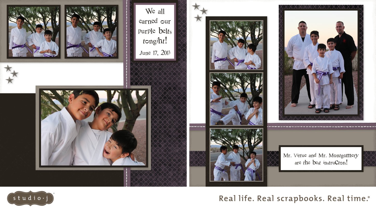 Angela's Craft Closet Purple Is A Manly Color