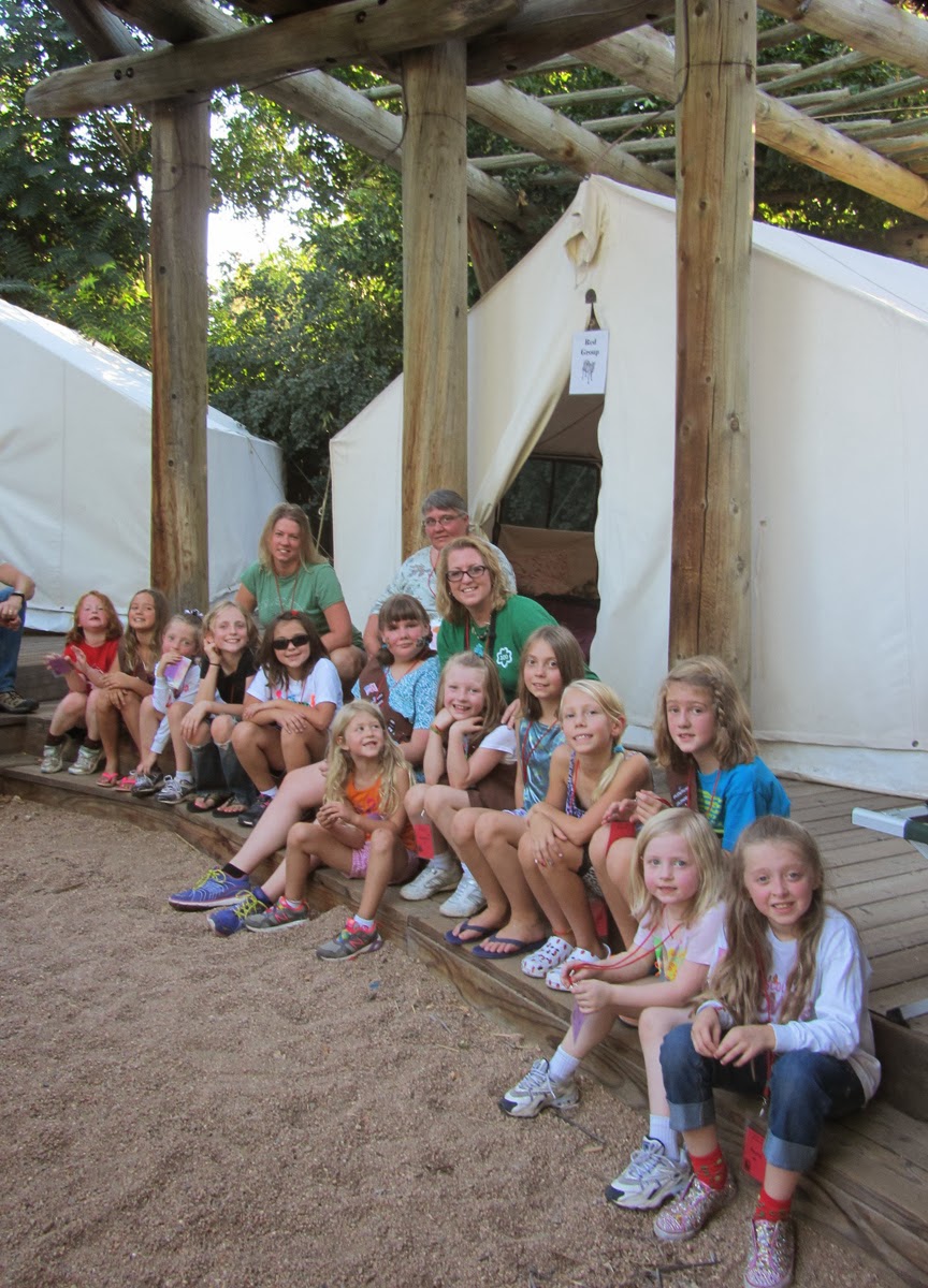 Girl Scout Troop 4288 Camping at the Denver Zoo