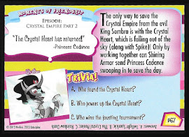 My Little Pony Behold, the Crystal Princess! Series 2 Trading Card
