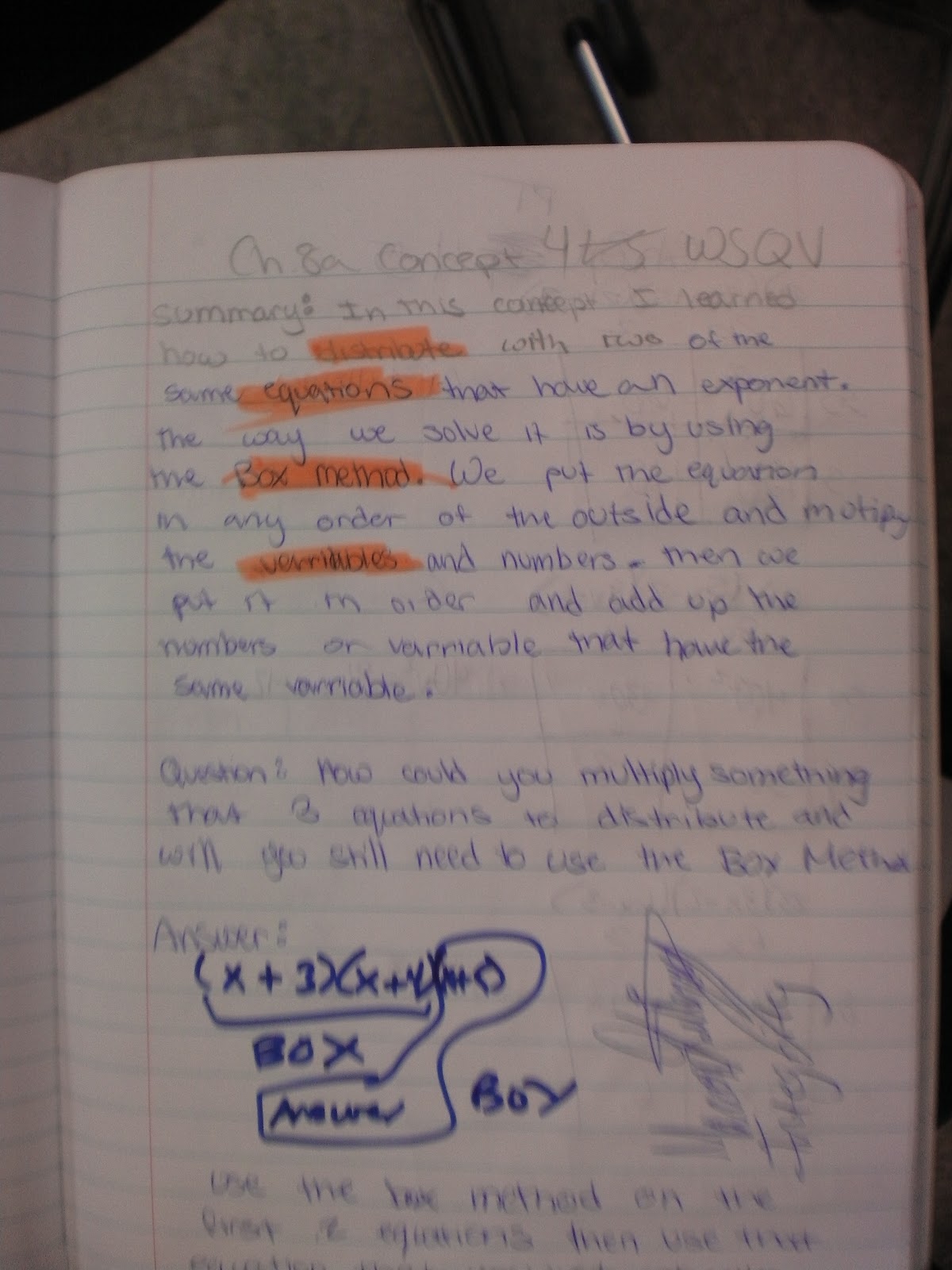 Flipping with Kirch: Using the WSQ to deepen student understanding and ...