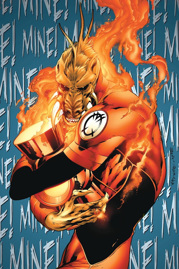 Owner of Orange Lantern Corps larfleeze dc comics