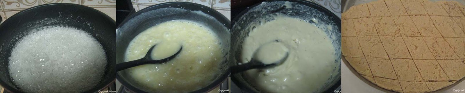Badam cake preparation