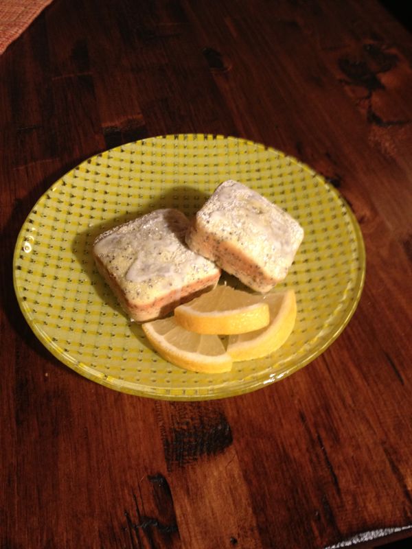 Lillian Alice Lemon Poppy Seed Squares Part of a Well Balanced Wardrobe