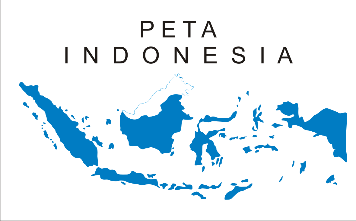 Peta Indonesia buta tanpa provinsi