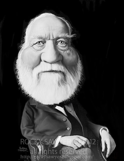 Sawyer Illustration Inc. caricature and cartoon art studio: Andrew Carnegie