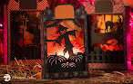 Halloween Paperscape Box Cards SVG Bundle