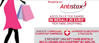 Antistax ti regala buoni Idea Shopping : premio sicuro Logo Antistax ti regala buoni Idea Shopping : premio sicuro