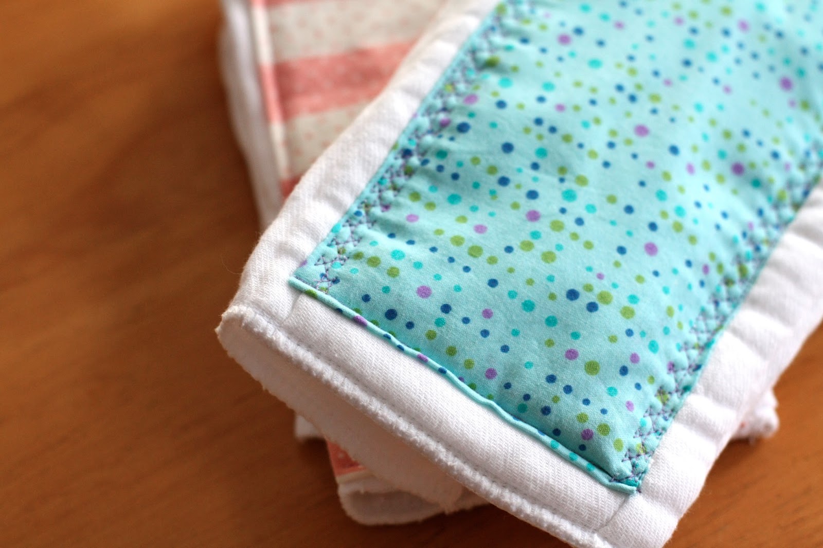 slow, simple, self Sew Lovely Baby Burp Cloths