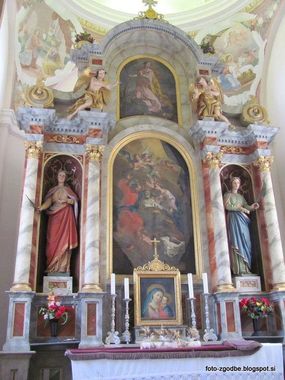 Vesela Gora, Šentrupert, cerkev sv. Frančiška Ksaverija Slovenija, Dolenjska