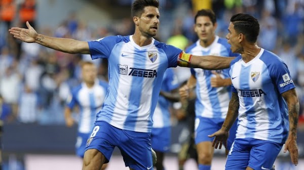El Málaga golea al Oviedo de Egea (3-0)