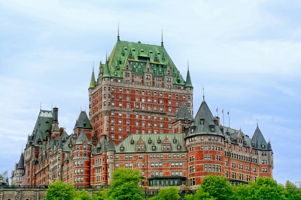 The historic Chateau Frontenac