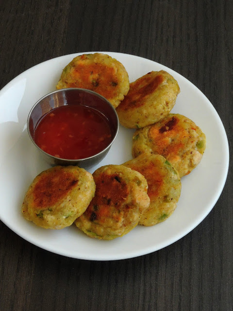 Makhana aloo tikki, Lotus seeds Potato cutlet